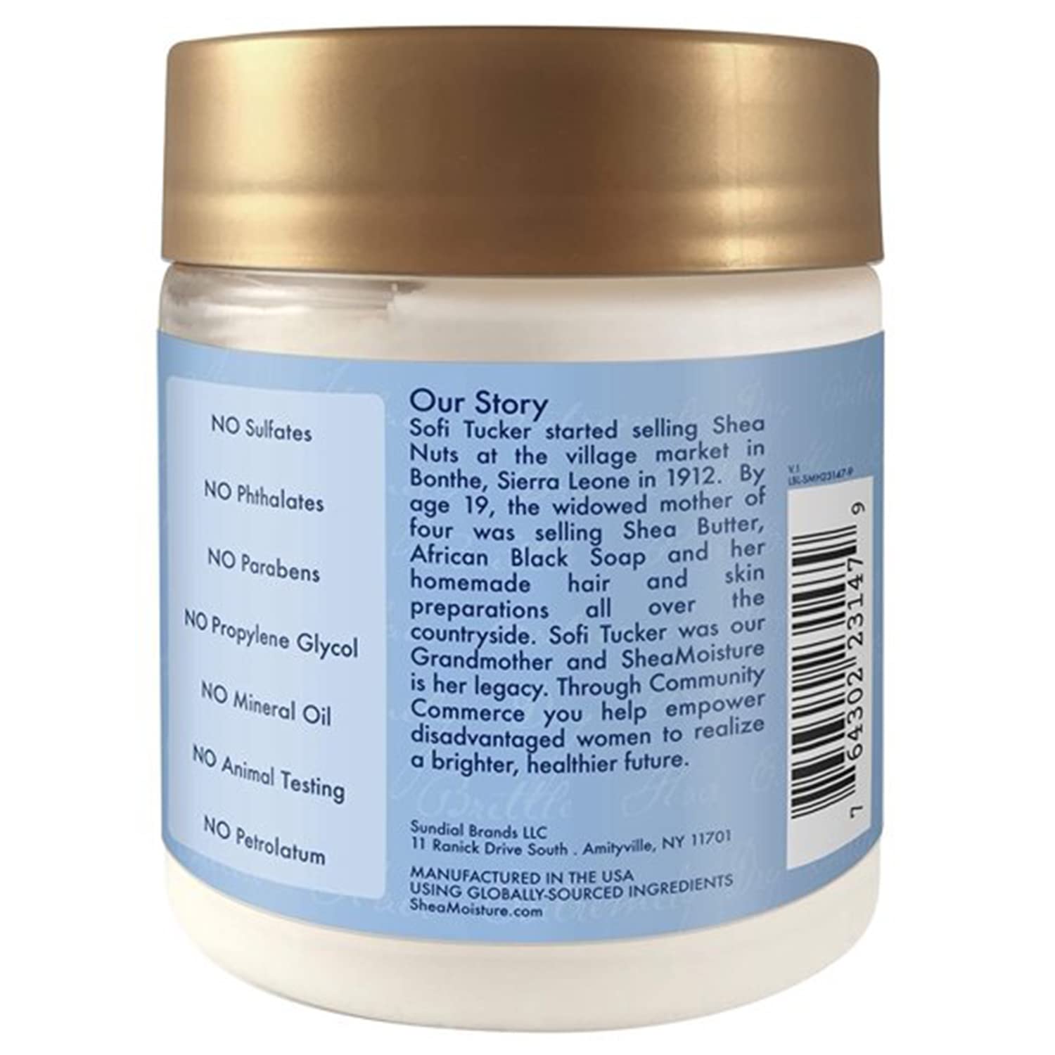 Shea Moisture Hair Mask - Manuka Honey & Yogurt, Hydrate + Repair Protein Power Treatment, Hair Treatment for Dry, Damaged Hair Care with Organic Shea Butter & Castor Oil for Hair, 8 Oz