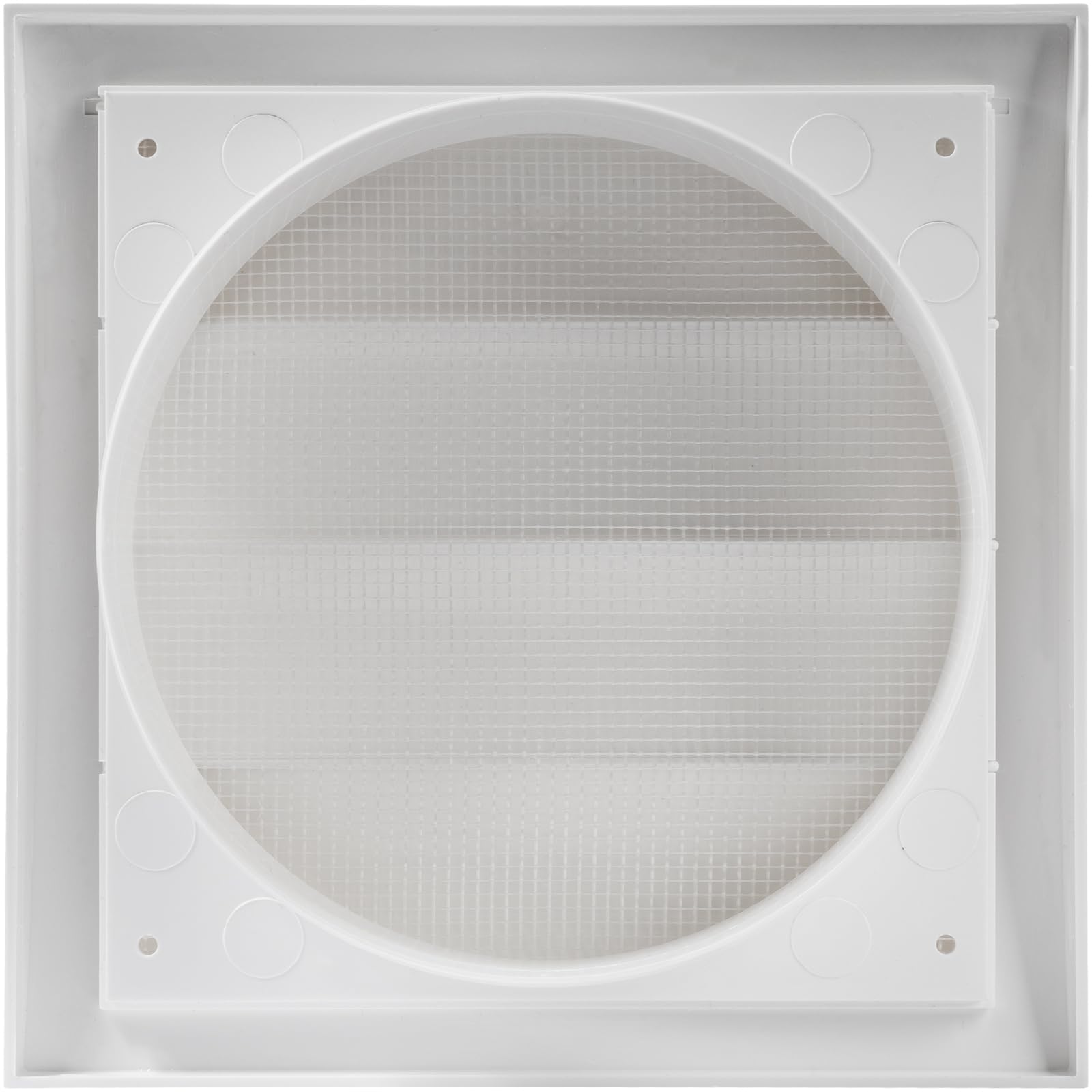 Repa Market 4 Inch Anthracite Dryer Vent Hood/Duct Cover for Walls or Ceiling/ABS Plastic Louvered Air Grille with Built-In Mesh Screen/Exhaust and Dryer Vent Covers for Indoor & Outdoor Use