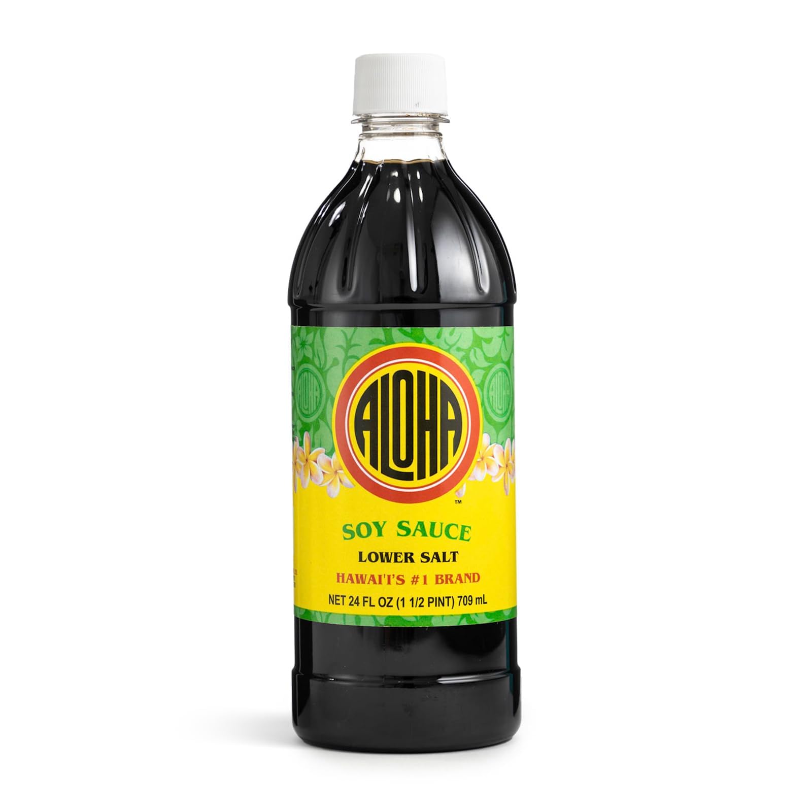 Aloha Shoyu - Lower Salt Soy Sauce with 25% Less Sodium - Versatile and Balanced Shoyu Sauce - Made in Hawaii - 12 oz. Bottle