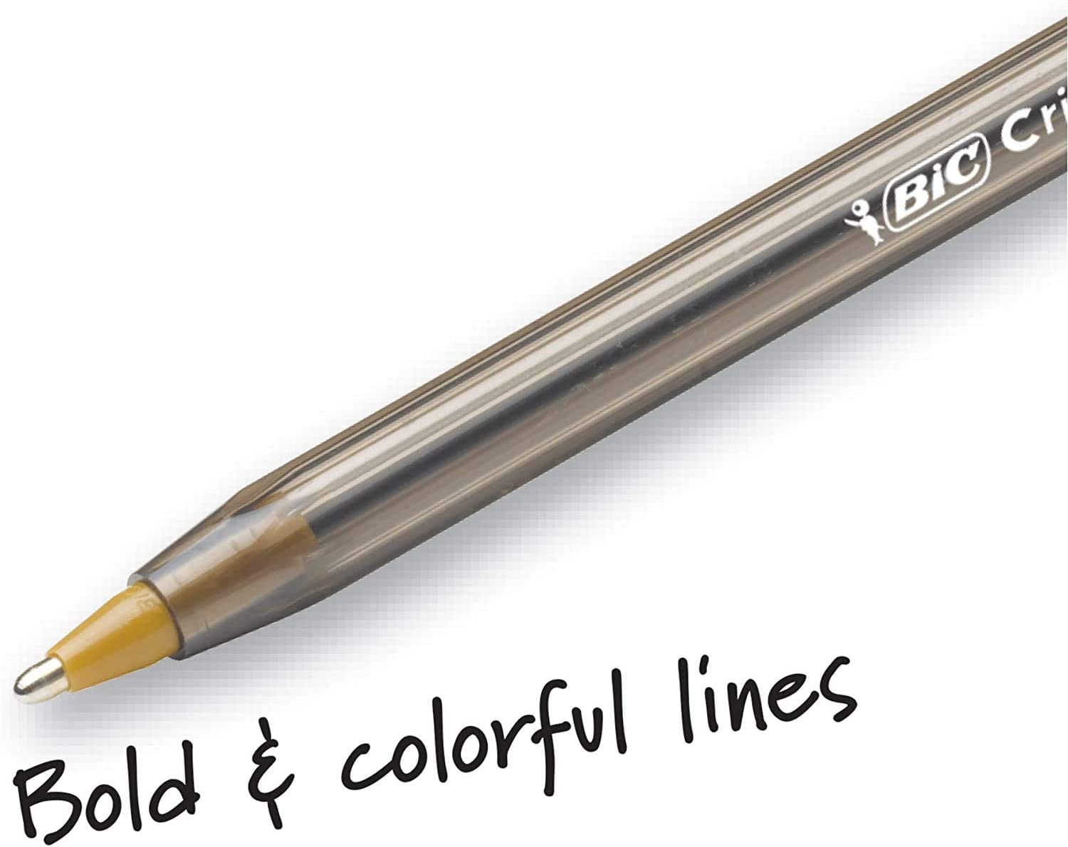 BIC Cristal Xtra Bold Ballpoint Pens, Bold Point 1.6mm, Pack of 48