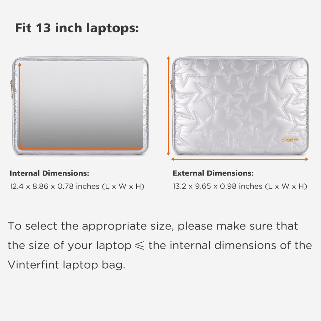 13 inch Laptop Sleeve Case for 13" MacBook Air M5/M4/M3, 13" MacBook Neo/Pro, 13" Latitude 5350/7320/7350, 13.4" Dell XPS 13, 13" ThinkPad X13 Gen / L13 Gen 5, HP Laptop Bag Cover, Black
