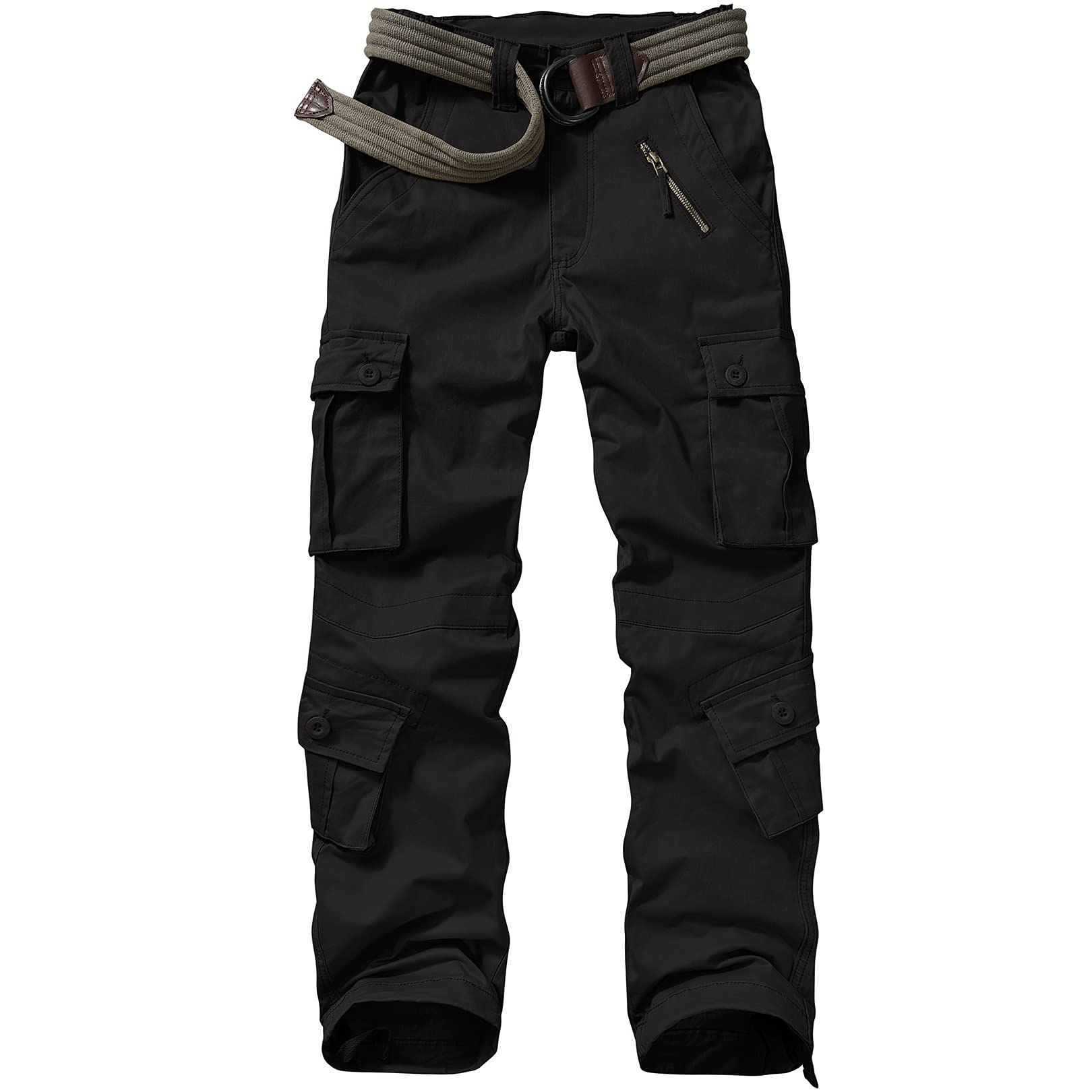 Womens Cargo Pants Army Combat Work Pants with 8 Pockets Casual Cotton Ripstop Construction Pants