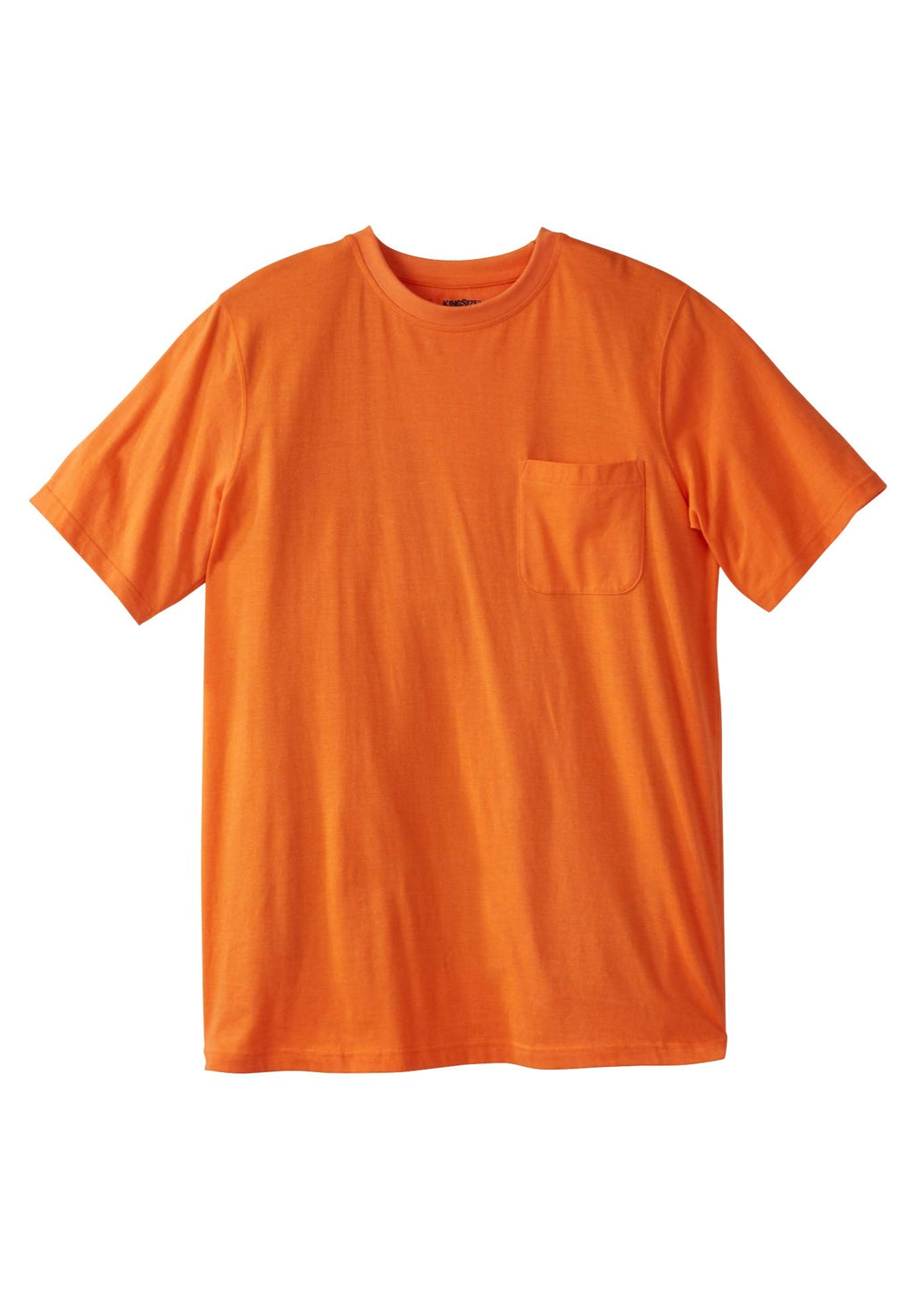 KingSize Men's Big & Tall Shrink-Less Lightweight Pocket Crewneck T-Shirt
