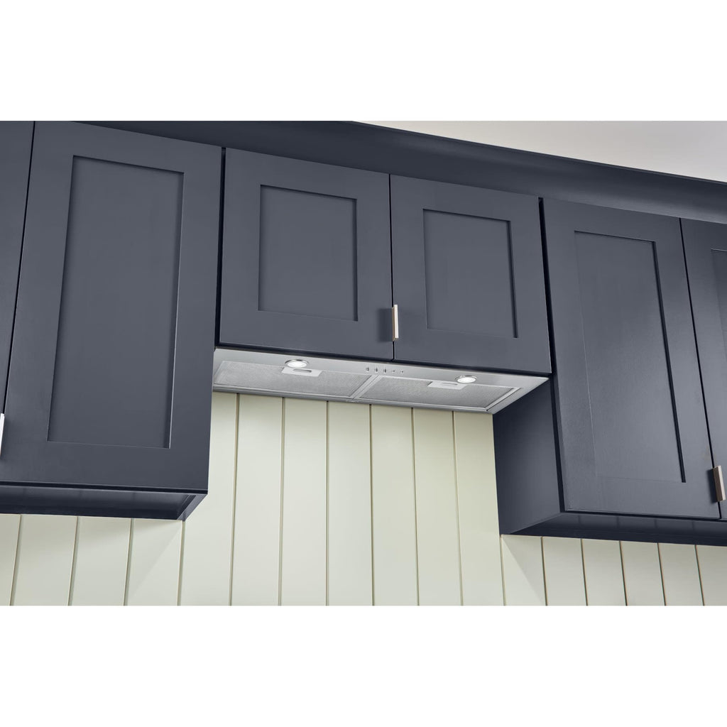 Broan Nu-Tone Broan-NuTone BBN1243SS Custom Built Insert with 2-Speed Exhaust Fan and Light, 300 Max Blower CFM, Stainless Steel, 24-Inch Range Hood Power Pack