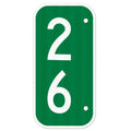911 Address Number Sign, Custom Emergency Reflective Mailbox Sign, Visible Day & Night, Ideal for Driveway, Multi Unit Buildings and House, 6x12 Inches, 3M EGP Reflective .040 Aluminum, Fade Resistant,
