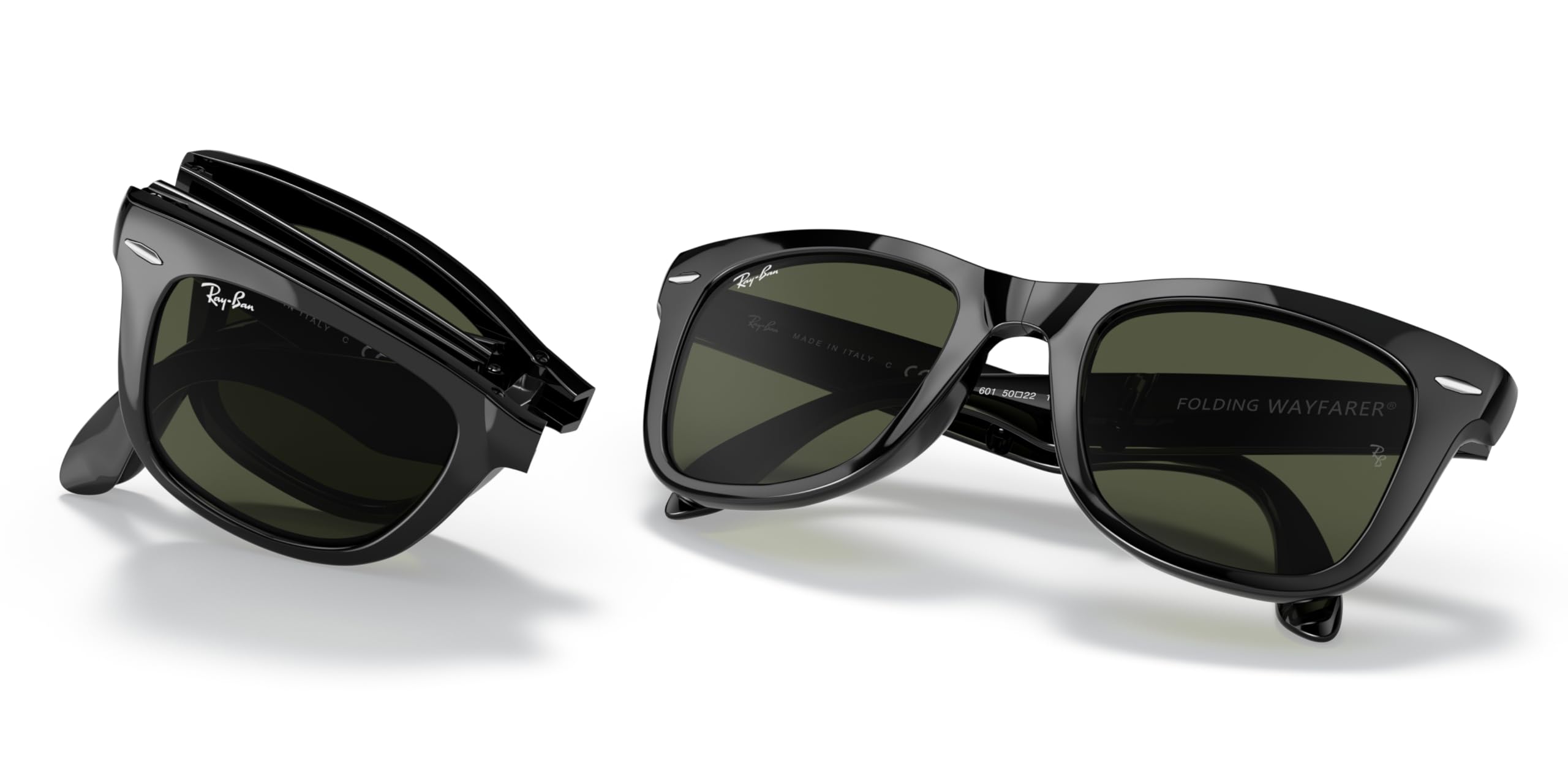 Ray-Ban RB4105 Folding Wayfarer Square Sunglasses