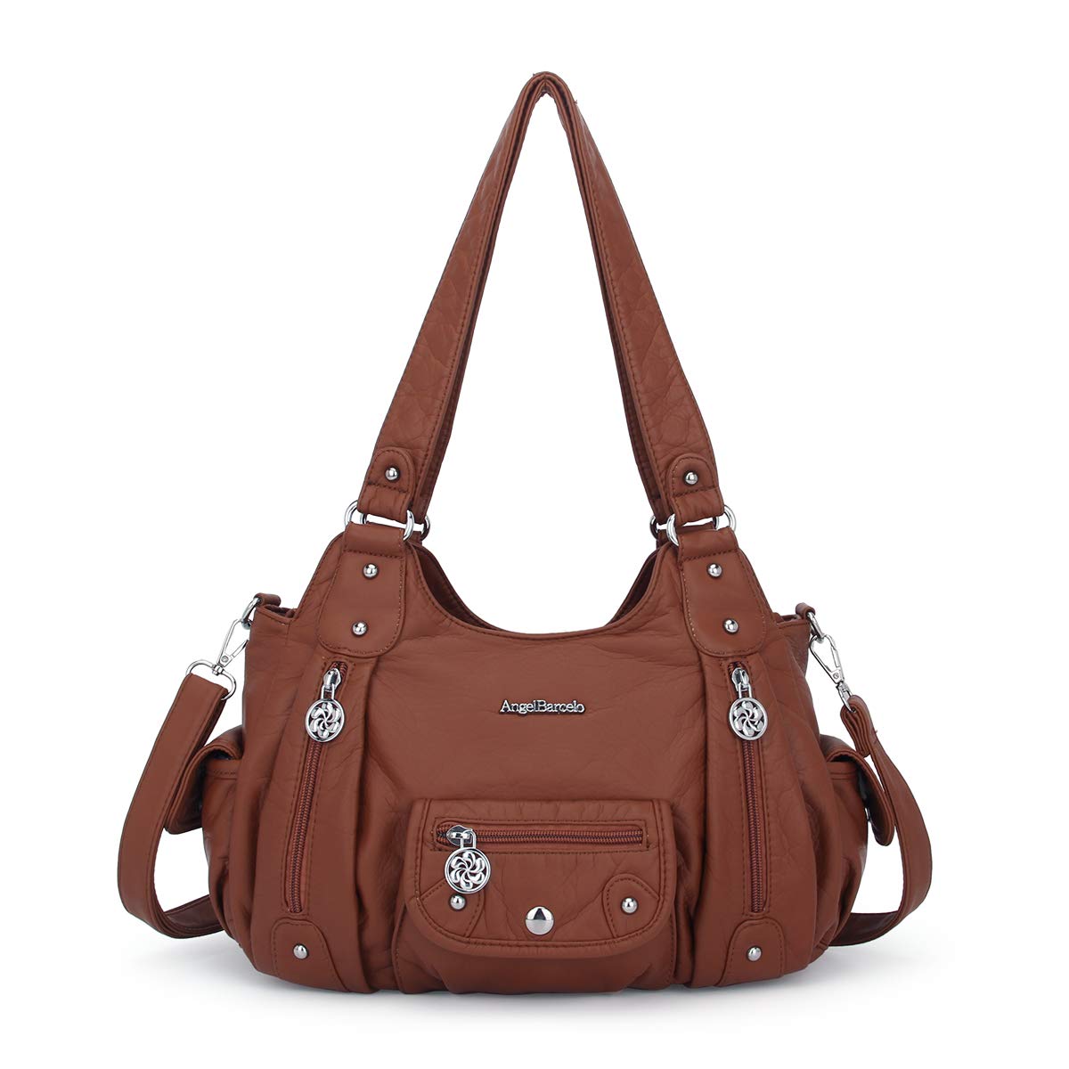 Angel Barcelo Purses for Women Soft PU Leather Shoulder Bag Crossbody Purse and Handbags