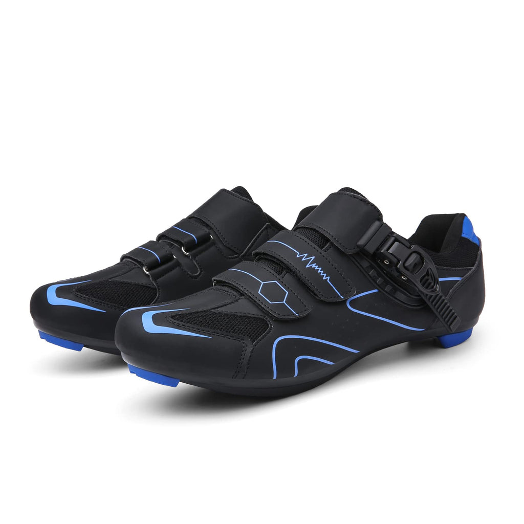 Mens Womens Cycling Shoes Compatible with Peloton Indoor Bicycle Pedals Clip in Road Bike Shoes Pre-Installed with Look Delta Cleats