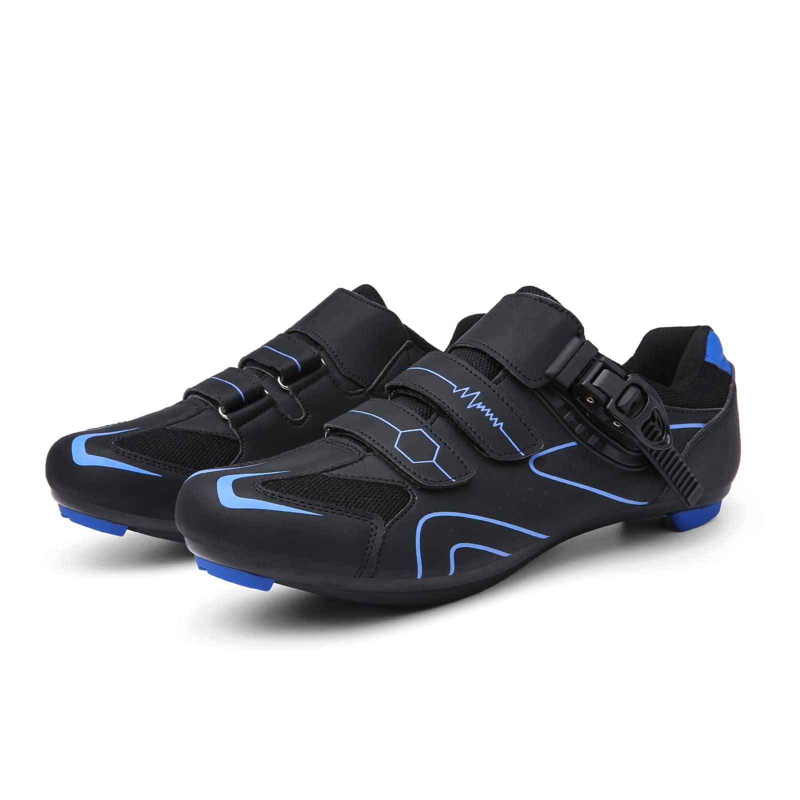 Mens Womens Cycling Shoes Compatible with Peloton Indoor Bicycle Pedals Clip in Road Bike Shoes Pre-Installed with Look Delta Cleats