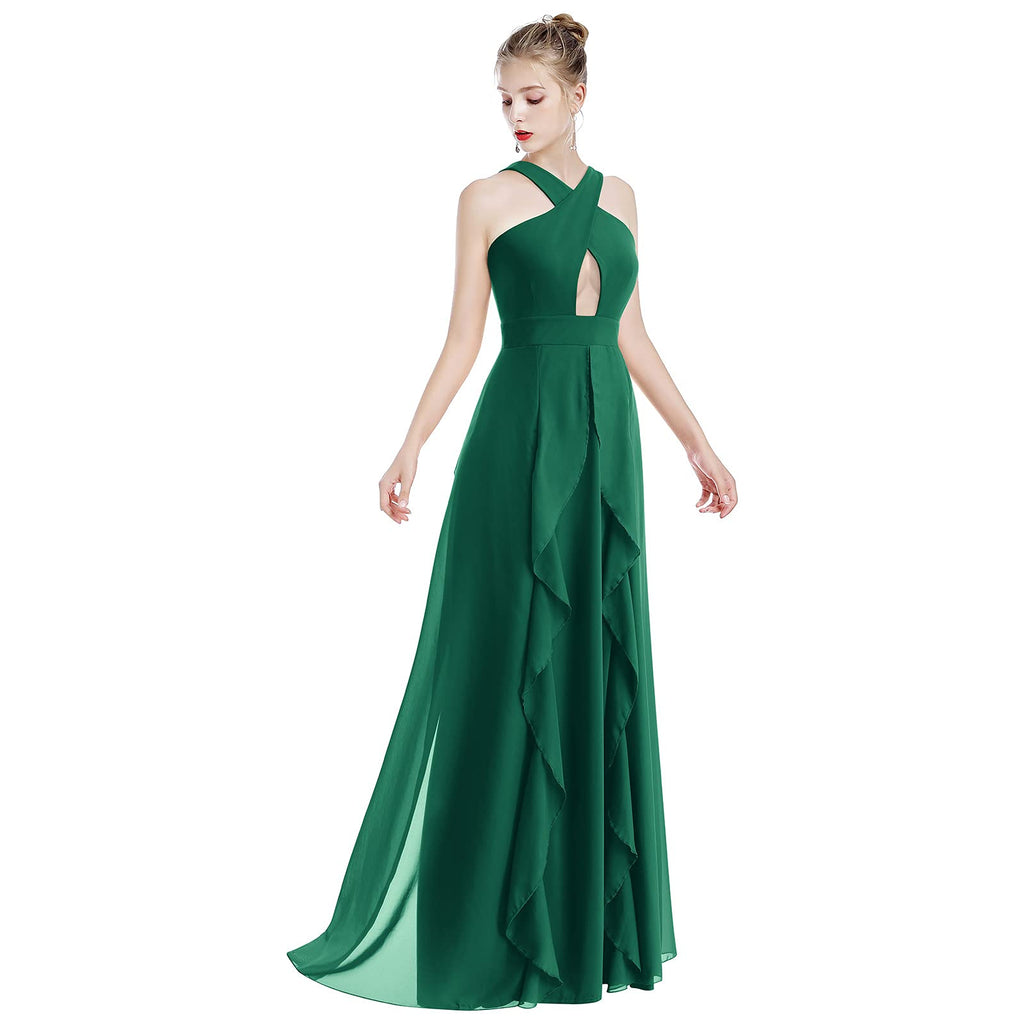 Women Transformer Hi Low Evening Long Prom Dress Halter Convertible Multi Way Spaghetti Strap Wedding Cocktail Maxi Gown