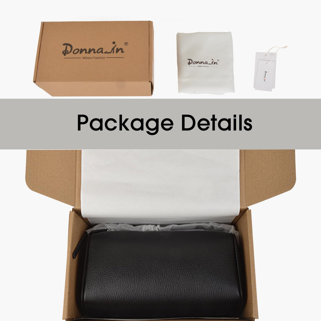 DONNAIN Premium Full-Grained Leather Crossbody Purses for Women, Hobo Bags for Women Crossbody with Adjustable Strap