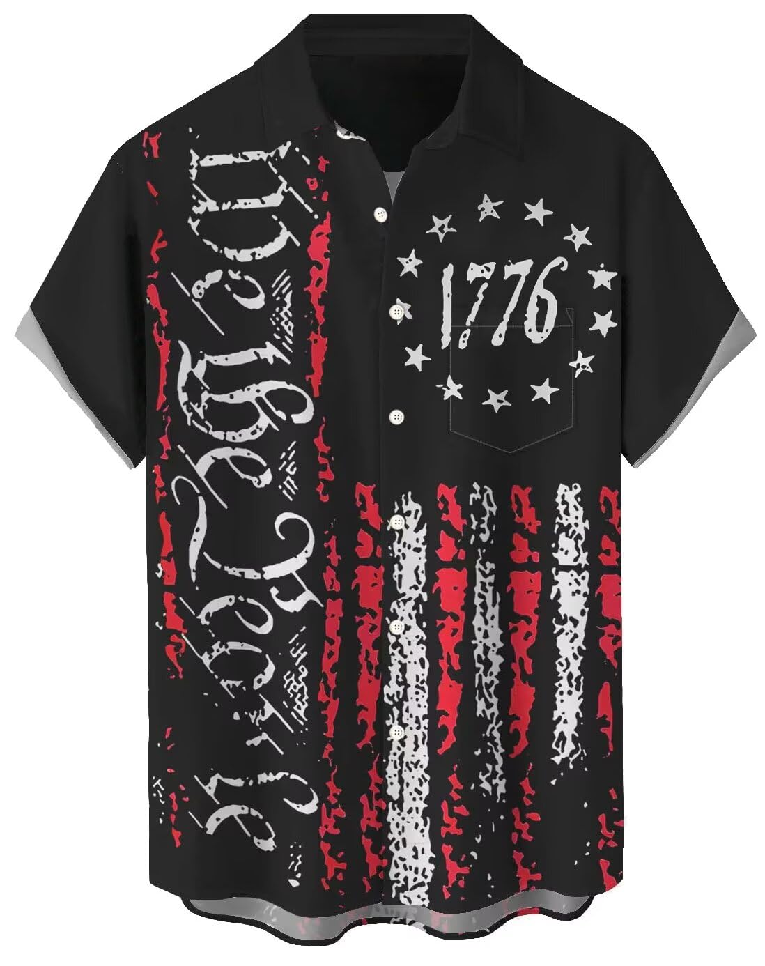Bowling Shirts for Men Print Short Sleeve Regular Fit Hawaiian Casual Button Down Beach Shirts
