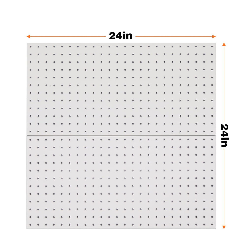 Ultrawall 2 Pcs Metal Pegboard Wall Panels, Peg Boards for Garage Tool Storage