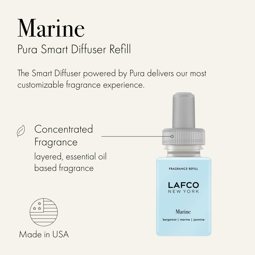 LAFCO New York Pura Smart Device Refill, Big Sky - Pack of 2 - Each Vial Delivers Up to 2 Weeks of Fragrance Life - Made in the USA