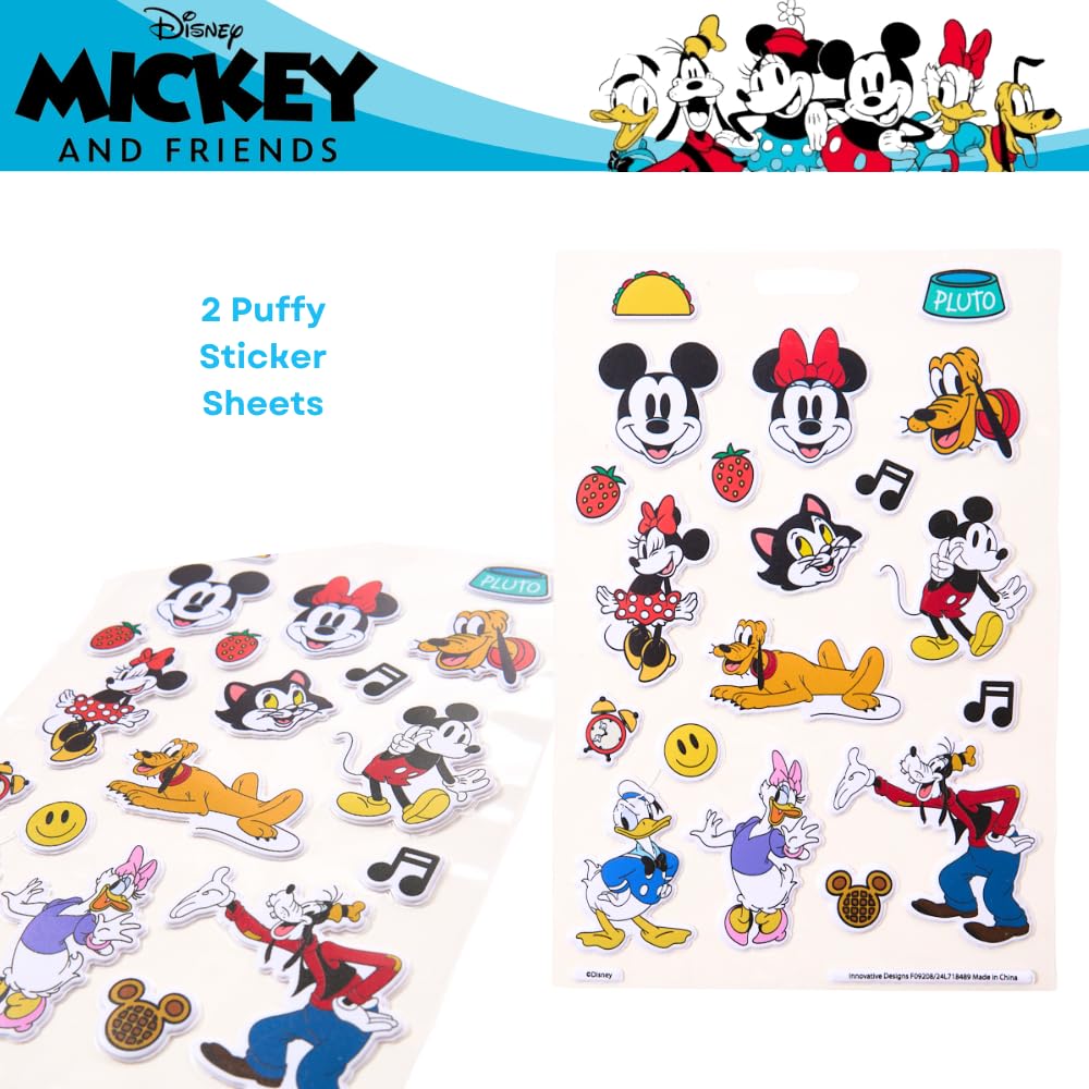 Gabby's Dollhouse Sticker Book Set, 12 Sheets with 1000+ Puffy Stickers Gabby, Mericat, Cakey, Pandy Paws