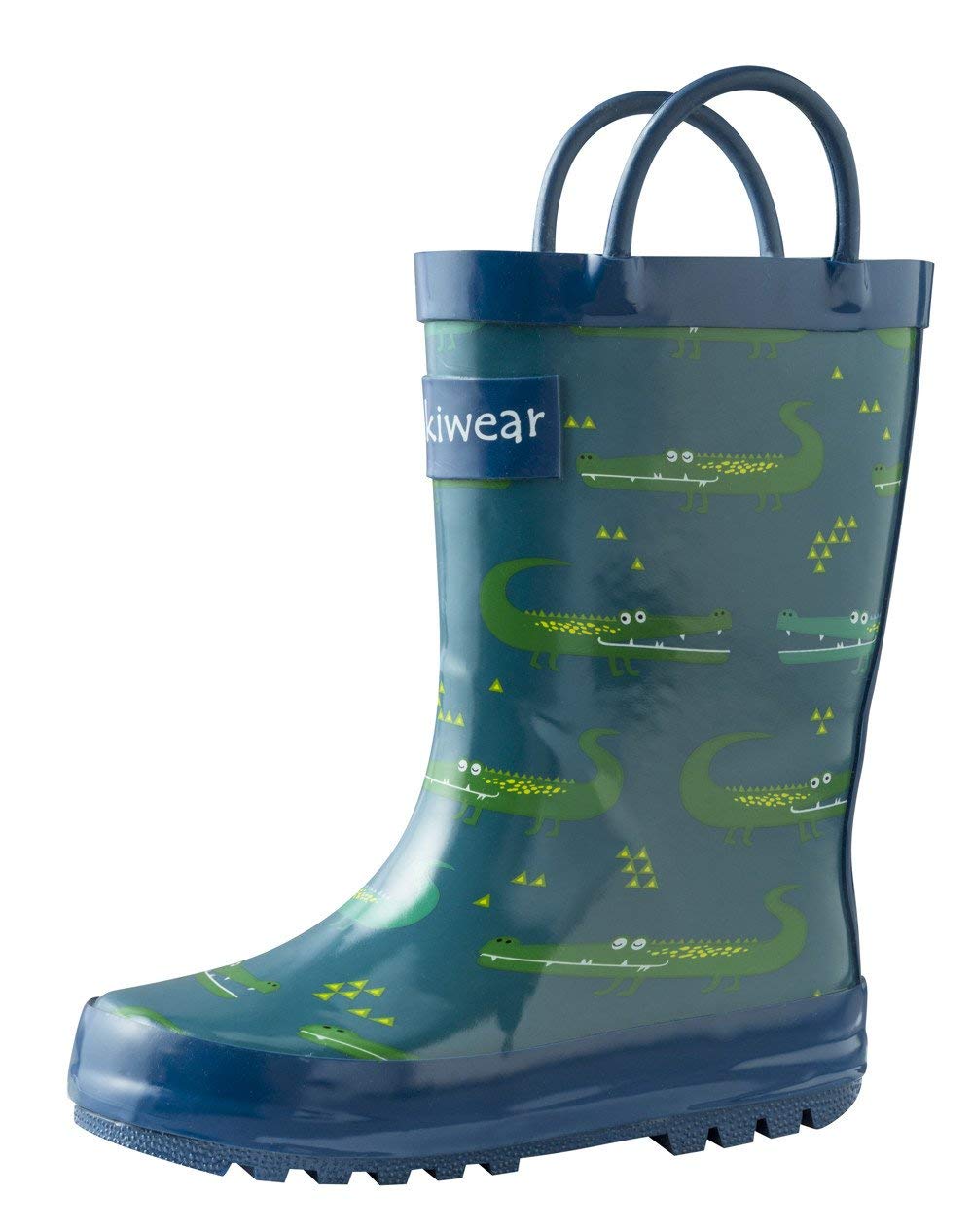 OAKI Toddler Rain Boots - Perfect Kids Rain Boots for Any Weather - Durable Rubber Baby Rain Boots Keep Little Feet Dry, Lightweight Waterproof with Easy-on Handle
