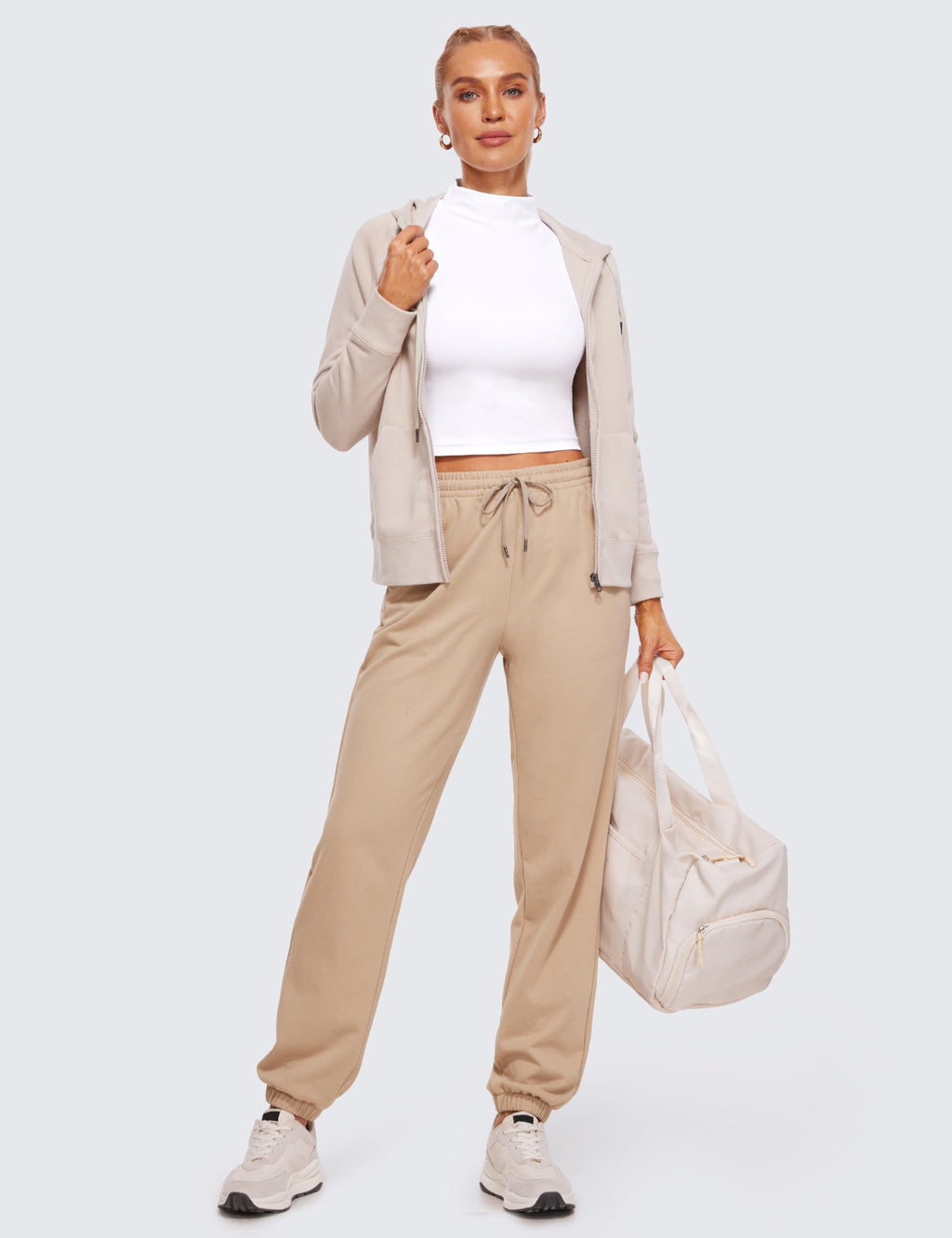 CRZ YOGA Butterluxe Mock Neck Long Sleeve Shirts for Women - Workout Casual Tops Turtleneck Crop Slim Fall Base Layer