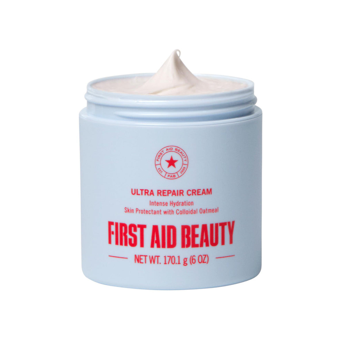 First Aid Beauty Ultra Repair Cream, Intense Hydration Face & Body Moisturizer with Colloidal Oatmeal, Helps Relieve Eczema, Dry Skin Barrier Repair, Fragrance Free