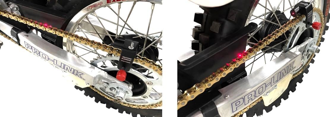 Chain & Sprocket Alignment Tool - Laser Application