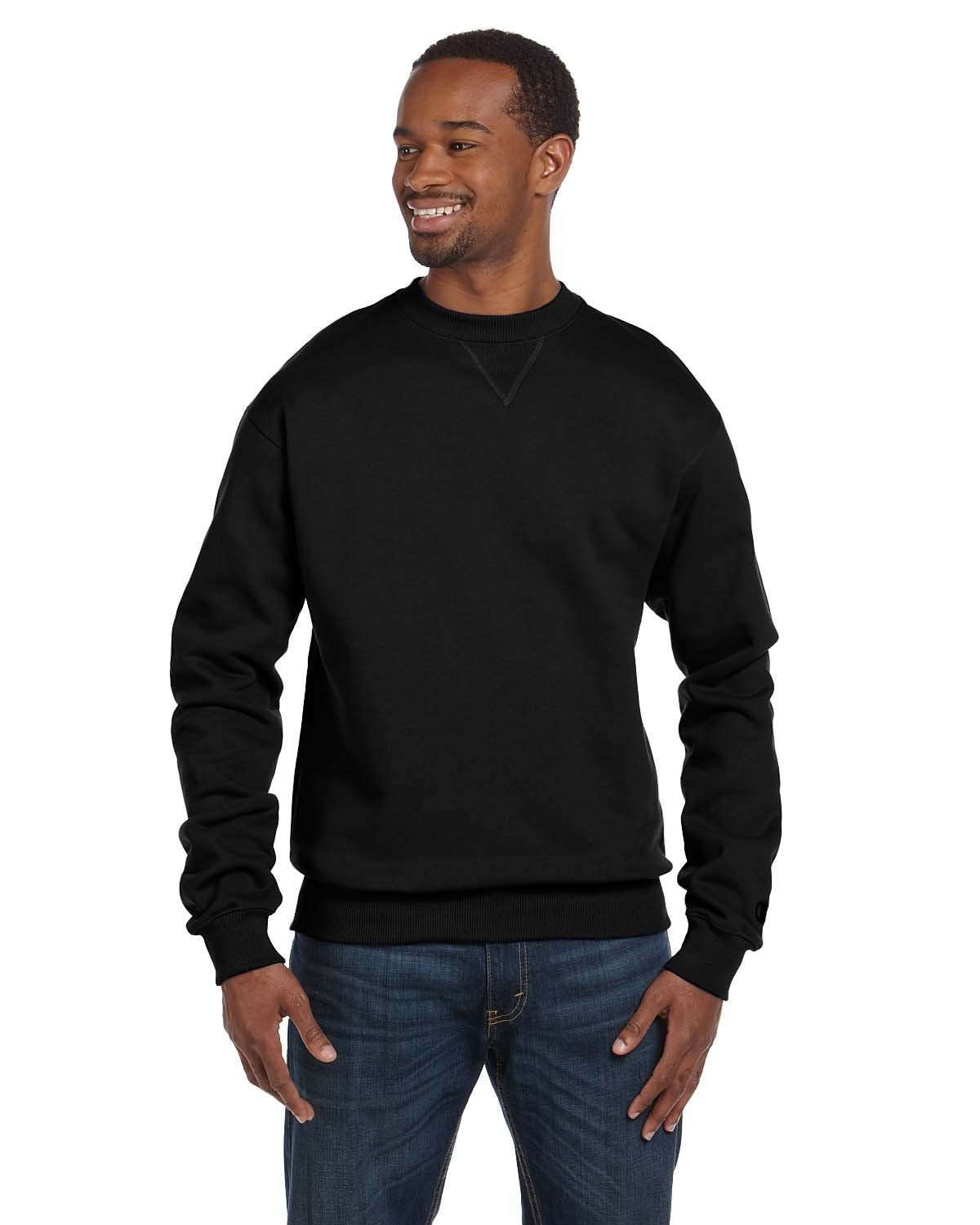 Champion Men's Men's Crewneck Fleece Sweatshirt, Standard Fit, Midweight, C Logo, Available in Regular and Big & Tall