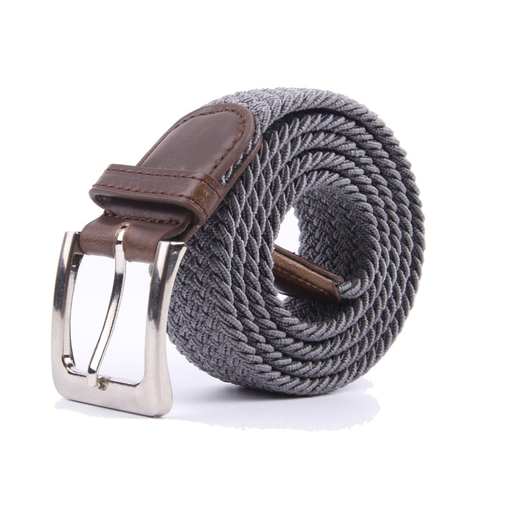 Gelante Canvas Elastic Fabric Woven Stretch Multicolored Braided Belts