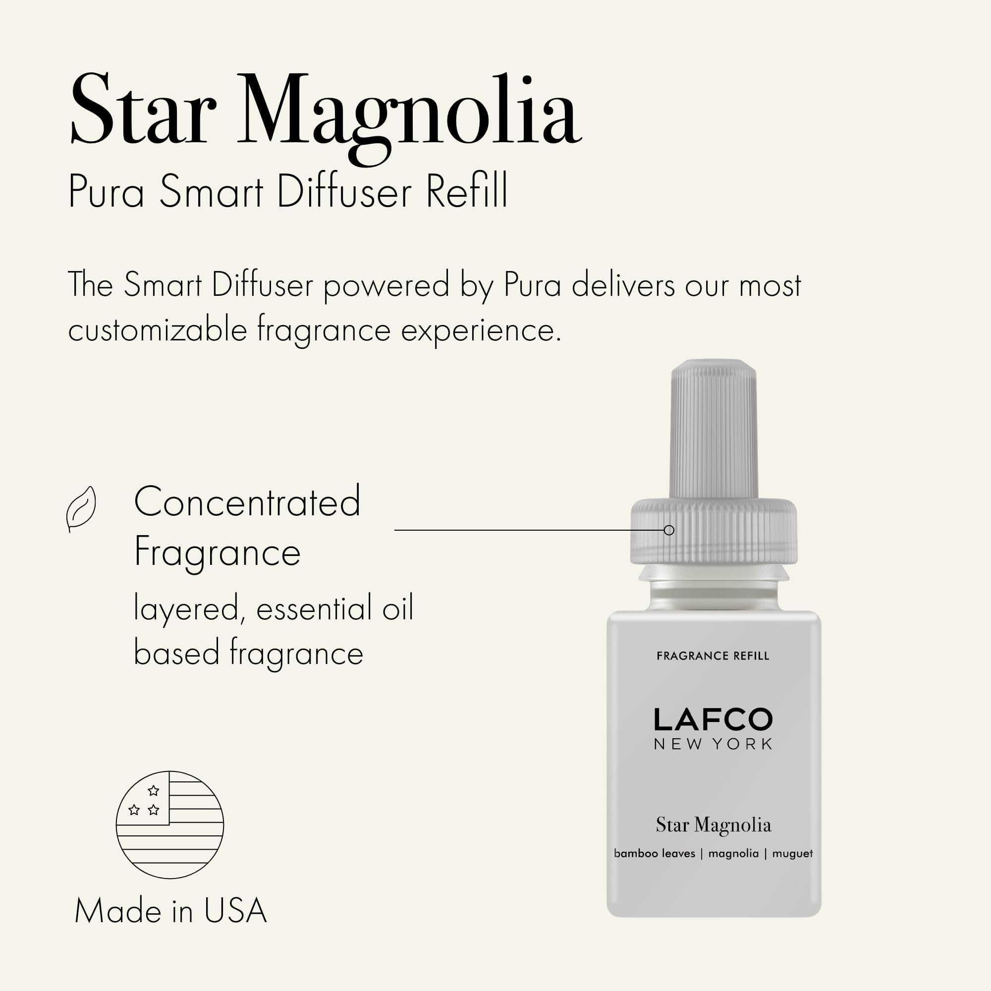 LAFCO New York Pura Smart Device Refill, Big Sky - Pack of 2 - Each Vial Delivers Up to 2 Weeks of Fragrance Life - Made in the USA