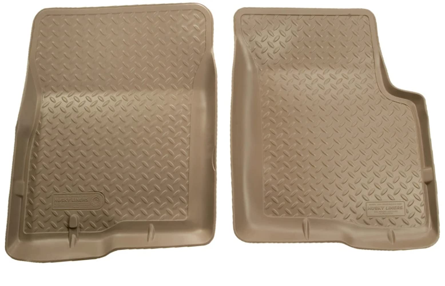 Husky Liners Classic Style Floor Mats | Fits 1995-2004 Toyota Tacoma Regular CAB & Access CAB ONLY | Front Row, 2-pc Black - 35111