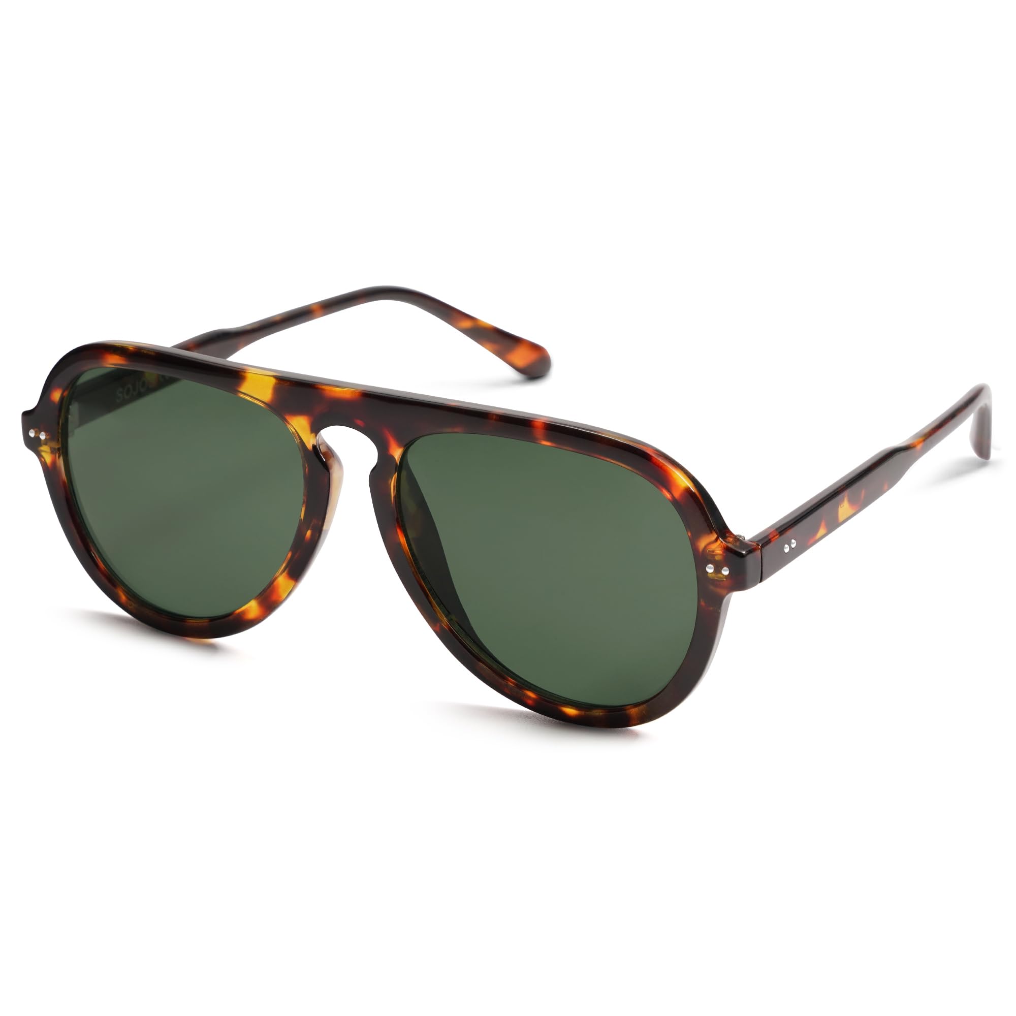 SOJOS Retro Aviator Sunglasses Womens Mens Vintage Plastic Frame Shades Lentes De Sol Para Mujer SJ2255
