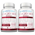 Approved Science® CoQ10 MD - Extra Strength Pure CoQ10 300mg with BioPerine® for Faster Absorption - Optimal Support Supplement - 60 Vegan Capsules