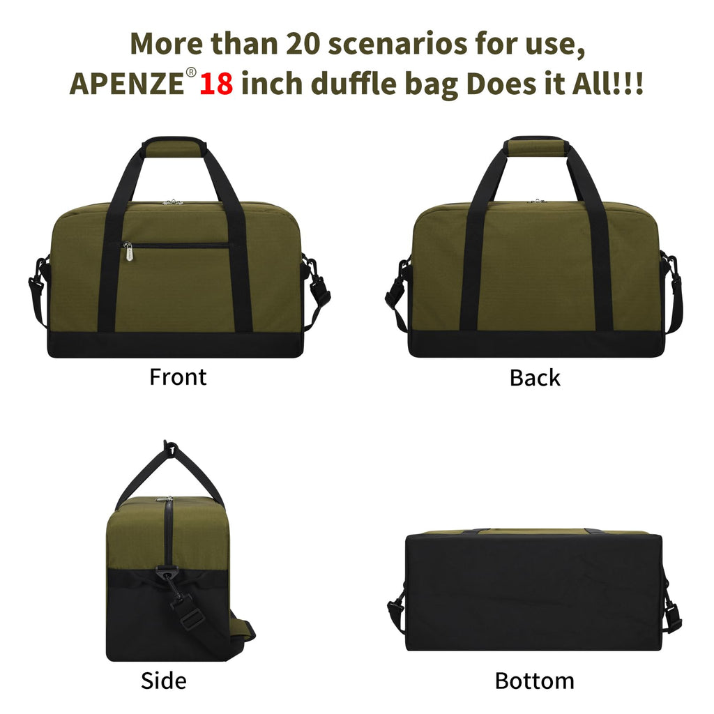 Apenze Small Gym Bag Carry On Bag - 12 in Mini Duffle Bag Lightweight for Overnight Travel(Camouflage)