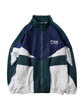 Wyeysyt Women Windbreaker Jacket Y2k Varsity Jackets Oversized Vintage 90s Jacket