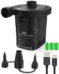 Dr.Meter Air Pump for Inflatables: AC 110V Air Mattress Pump with 3 Nozzles - Quick-Fill Electric Inflator Deflator for Inflatable Pool Raft Bed Boat Floats Swimming Rings Yoga Balls