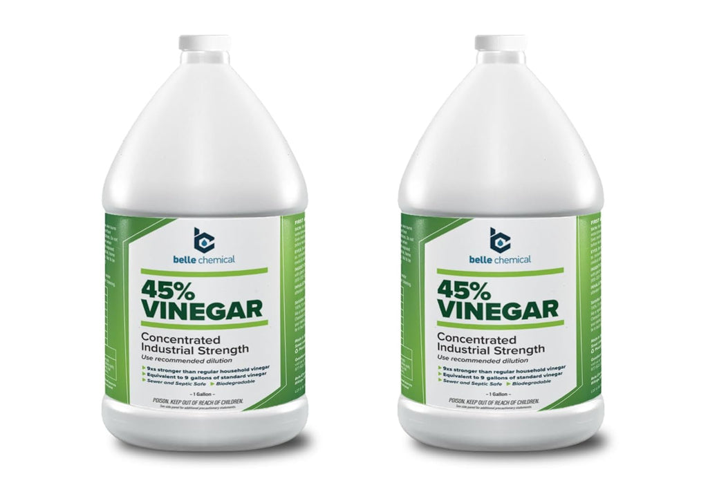 45% Pure Vinegar - Concentrated Industrial Grade (2-Gallons)