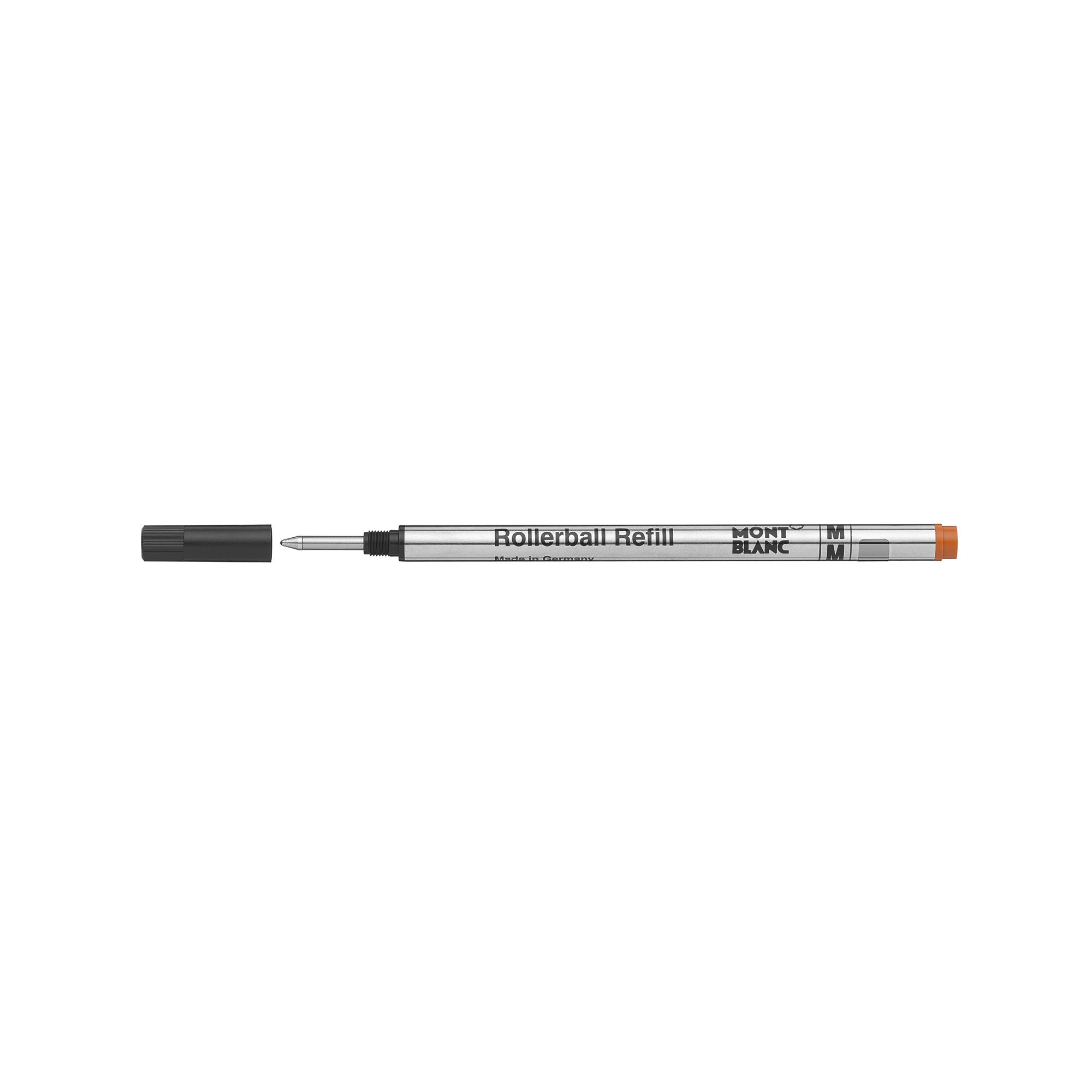 Montblanc Rollerball Refills (M) Mystery Black 105158 – Quick-Drying Pen Refills for Montblanc Rollerball and Fineliner Pens – 2 x Black Pen Cartridges