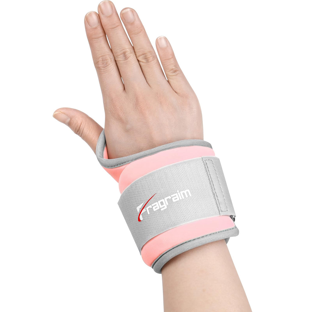 Fragraim Wrist Weights for Women Men with Thumb Loops Lock 1lb*2 1.5lbs*2 2lbs*2 2.5lbs*2 3lbs*2 Wrist and Ankle Weights Sets for Walking Running Strength Training Exercises, Physical Therapy