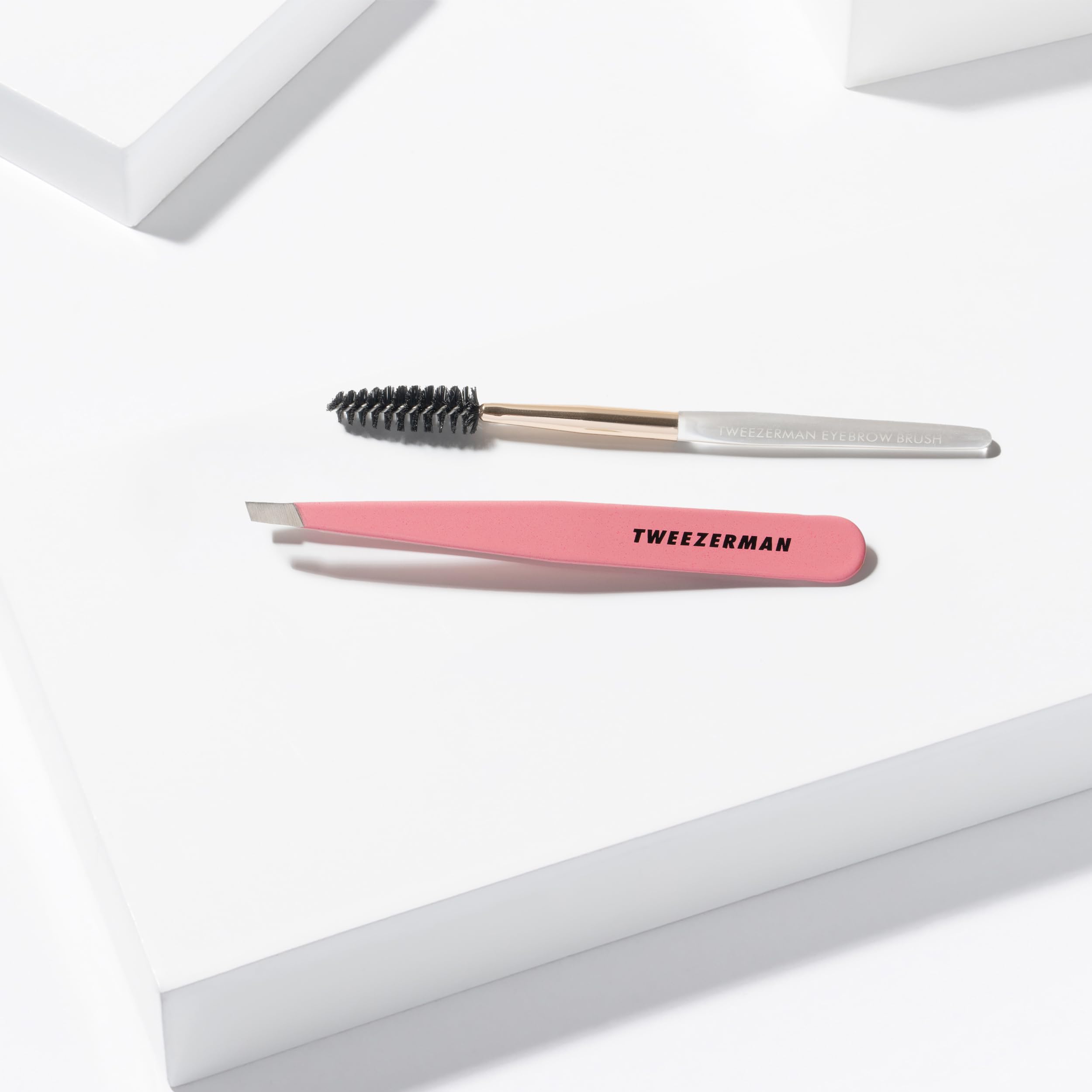 Tweezerman Exclusive 40th Birthday Slant Tweezer - Hair Removal Tweezers, Stainless Steel