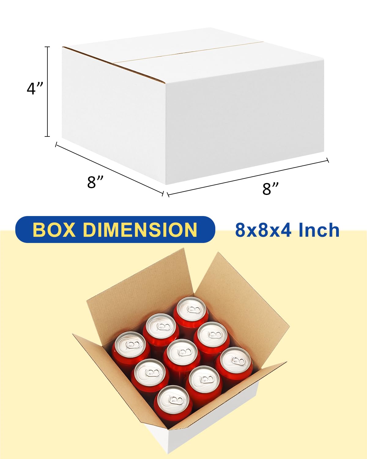 40-Pack-Small-Shipping-Boxes-6x4x4, Corrugated-Cardboard-Boxes-for-Packaging-Small-Business, Brown-Boxes-Mailers