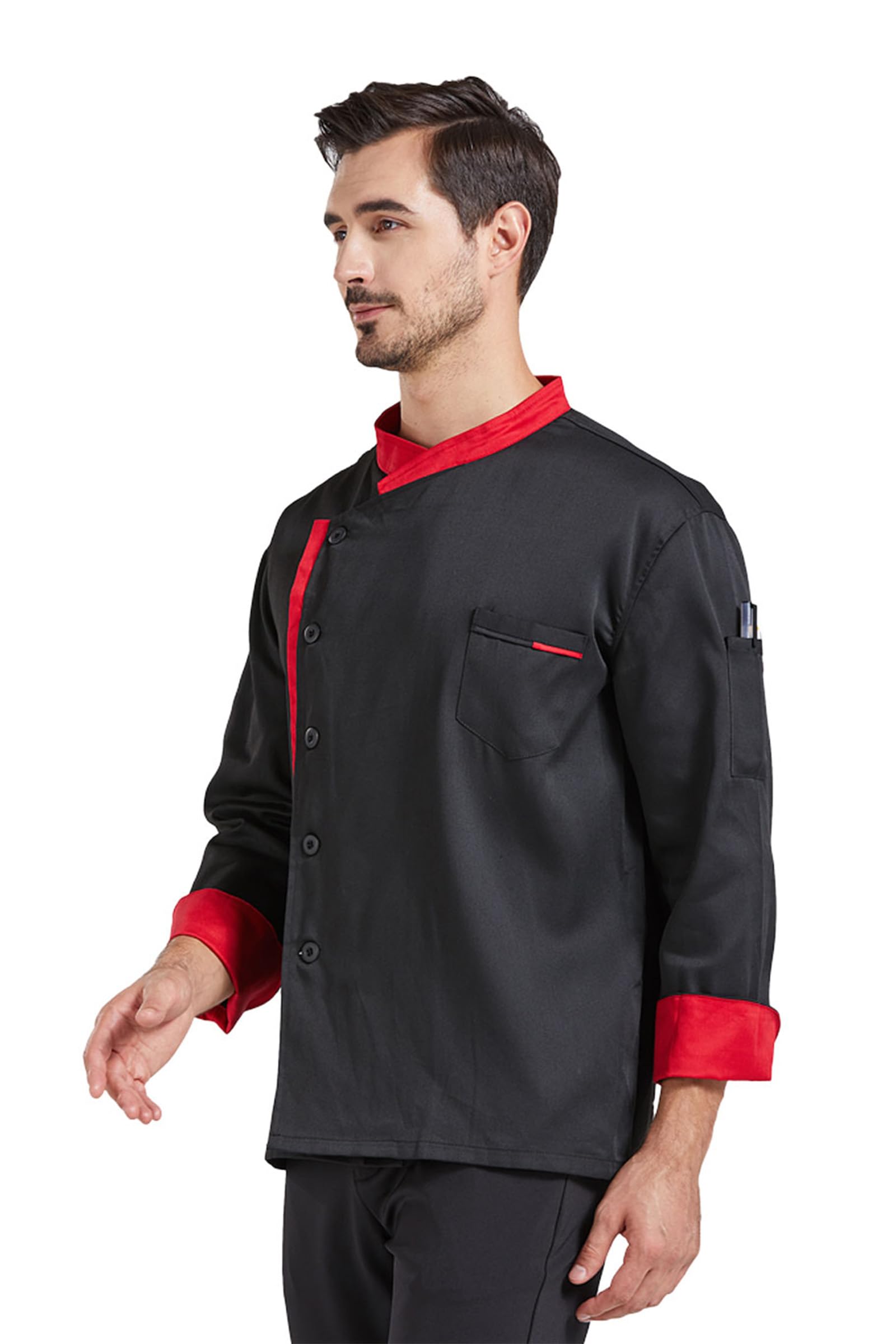Nanxson Unisex Chef Jacket Men's Chef Coat Restaurant Kitchen Chef Uniform CFM0016