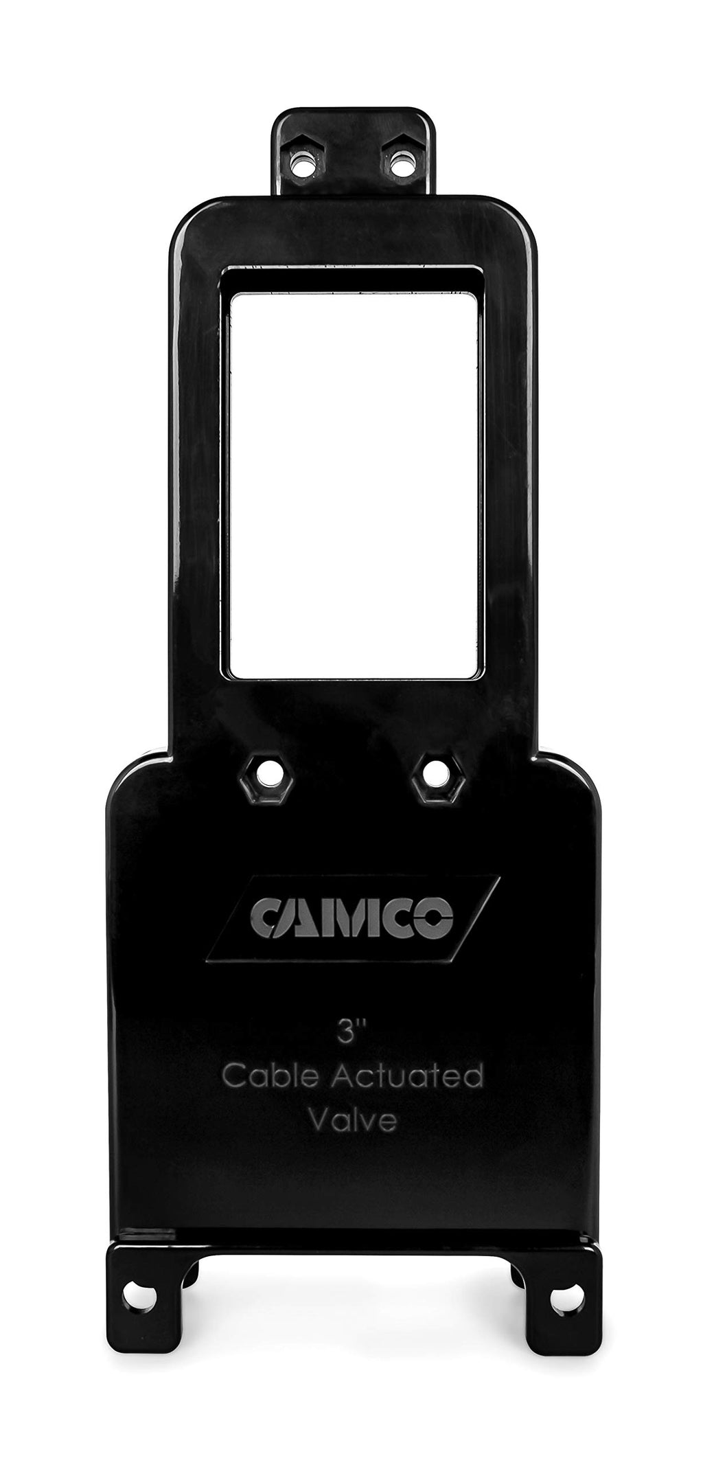 Camco RV Sanitation System 3" Waste Valve with 72" Cable Extension Kit for Sidewall or Control Access Compartment Mount Installation