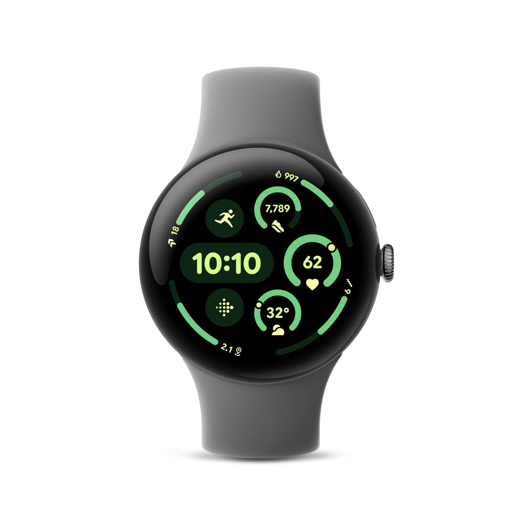 Google Pixel Watch 3 (41mm) 2024 Model - Android Smartwatch, Heart Rate Tracking, Fitbit Advanced Running, Fitness Insights, 24-Hour Battery - Champagne Gold Aluminum Case - Hazel Band - LTE