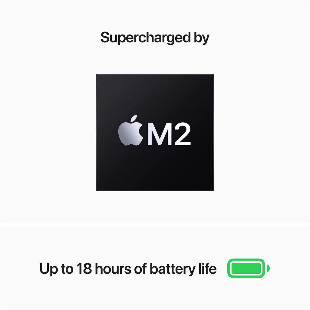 Apple 2022 MacBook Air Laptop with M2 chip: Built for Apple Intelligence, 13.6-inch Liquid Retina Display, 8GB RAM, 512GB SSD Storage, Backlit Keyboard, 1080p FaceTime HD Camera; Silver