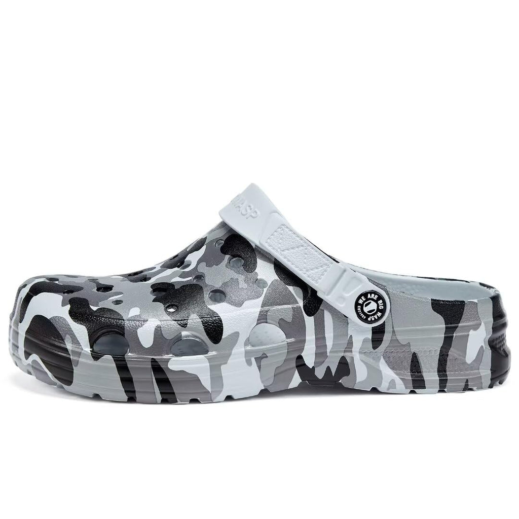 Kids Boys&Girls Black Camouflage Clogs Children's Beach Shoes Classic Marbled Tie Dye Clog Little Kid