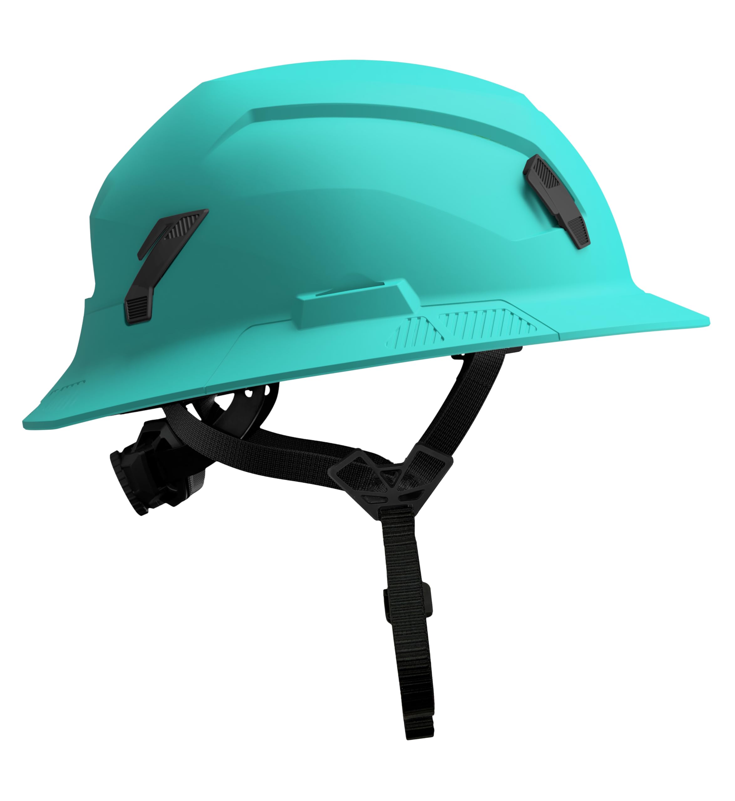 STUDSON SHK-1 Full Brim Safety Helmet: ANSI/ISEA Z89.1 Type II Compliant (R 2019), Lightweight & Breathable, NFC Emergency Contact Chip, One Size, Class C & E Protection