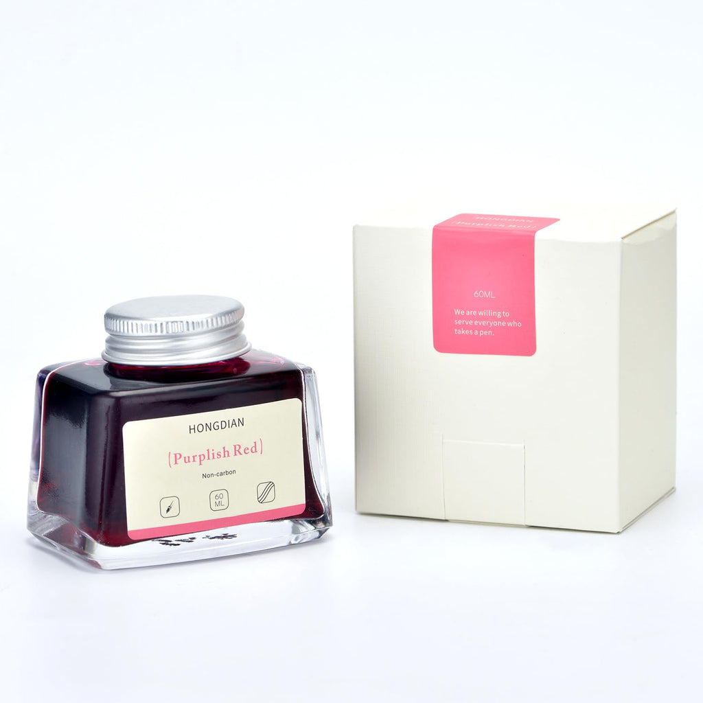 Asvine Hongdian Fountain Pen Bottled Ink Black, 60ml Fountain Pen Bottled Ink, Non Carbon