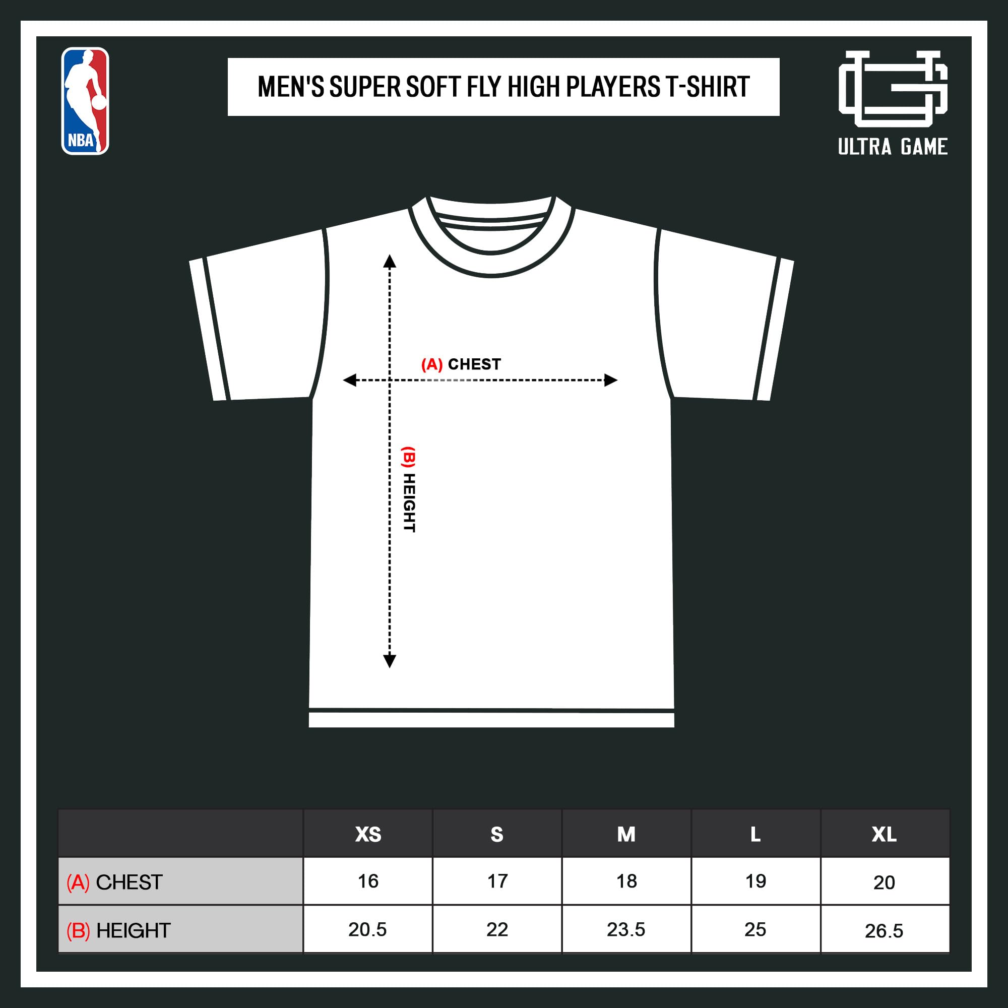 Ultra Game Boys NBA Official Standard Super Soft Fly High Players T-Shirt