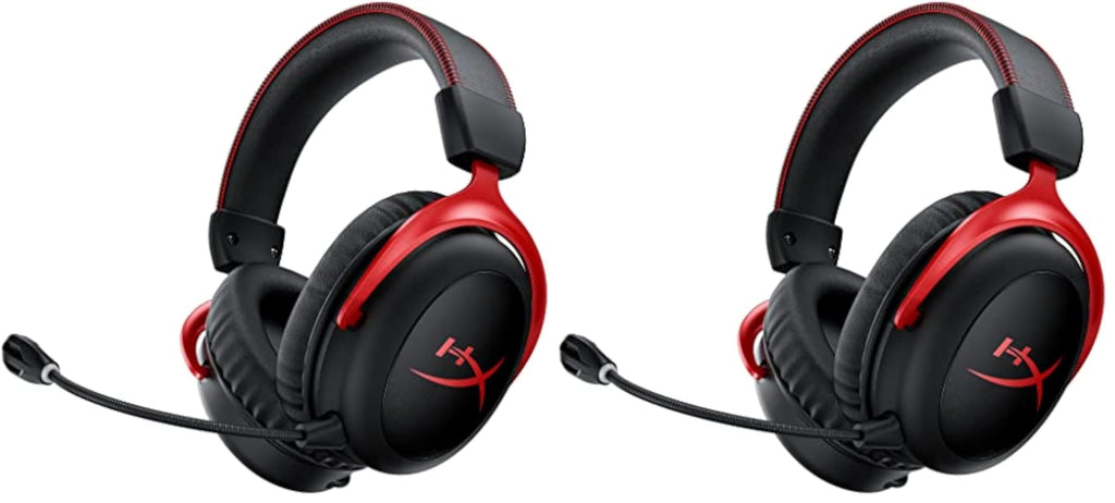 HyperX Cloud II Gaming Headset - 7.1 Surround Sound - Memory Foam Ear Pads - Durable Aluminum Frame - Multi Platform Headset - Works with PC, PS4, PS4 PRO, Xbox One, Xbox One S - Red (KHX-HSCP-RD)