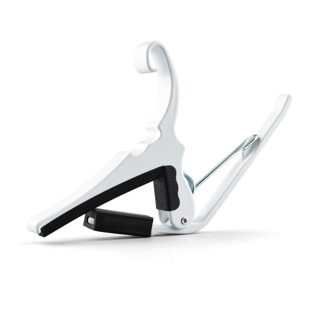 Kyser Musical Products Quick-Change Guitar Capo, KG6ABA, Abalone - For 6-String Acoustic Guitars, Made in USA, Quality, Strong, Lightweight, Quick & Easy Key Changes, Innovative, Perfect Fit