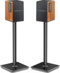 Perlegear Universal Speaker Stands for Surround Sound up to 22lbs - 28 Inch Bookshelf Speaker Stands for Bose, Polk, JBL, KEF, Klipsch & Others, Floor Speaker Stand with Cable Management 1Pair- PGSS6