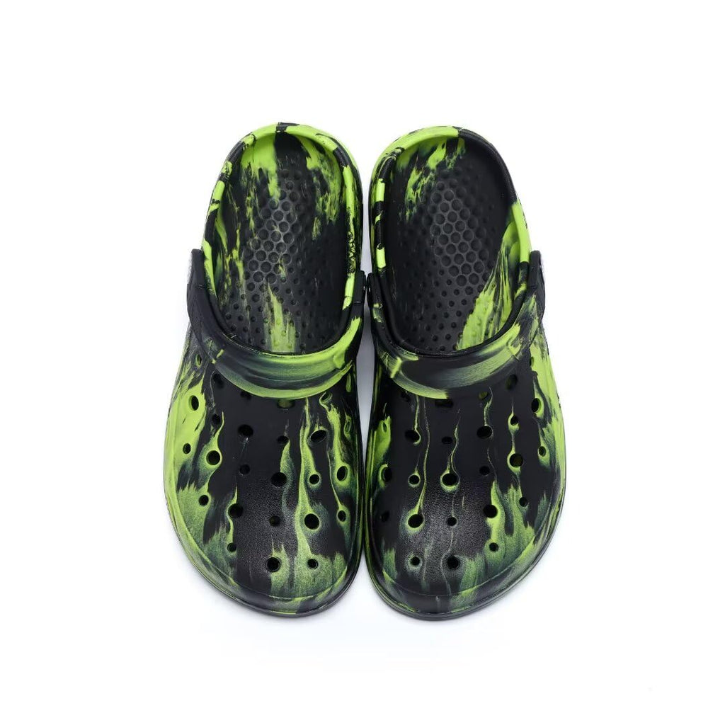Kids Boys&Girls Black Camouflage Clogs Children's Beach Shoes Classic Marbled Tie Dye Clog Little Kid