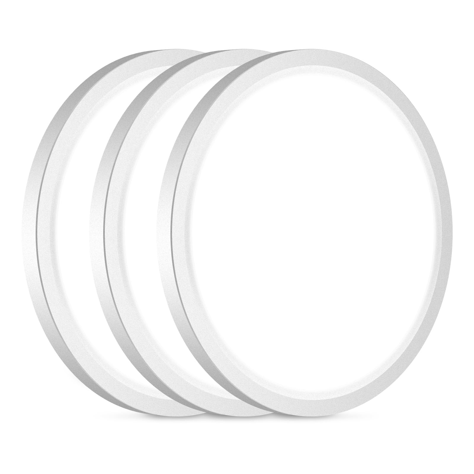 1PACK LED Flush Mount Ceiling Light Fixture, 3000K-4000K-6500K & 100W Equivalent Modern Kitchen Ceiling Lamp 15W 1500Lm 7.5 Inch Closet Round Surface for Bathroom Laundry Bedroom Hallway, Black